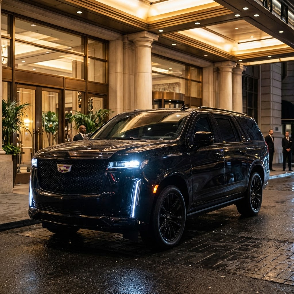 Cadillac Escalade preta